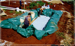 Trin Solution industrial construction of a multi tank water recycling waste water system